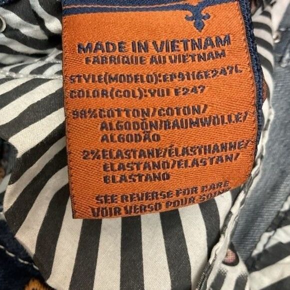 Rock Revival Yui Wash Embellished Stretch Denim Bootcut Jeans Women Size 31X32 - Picture 5 of 15